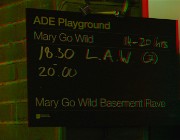 ZodoZ 3D  Mary Go Wild Basement Rave : L.A.W. : Amsterdam, ADE, Playground, AMsterdam Dance Event